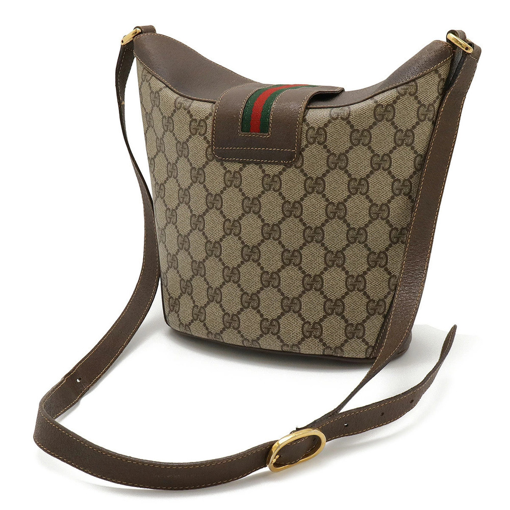 Gucci GG Crossbody Beige Plus Mocha Sherry Brown Bag Cream Brown Cream